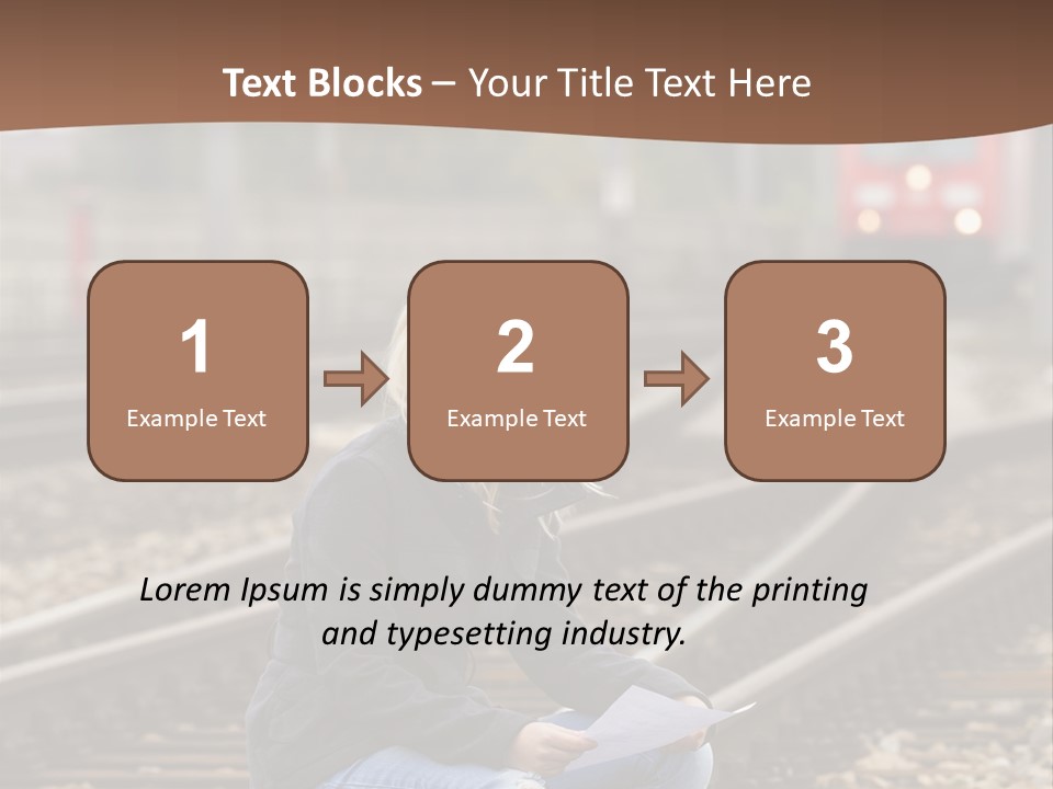 Melancholy Depressed Handwriting PowerPoint Template