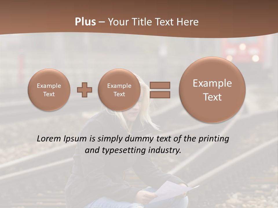 Melancholy Depressed Handwriting PowerPoint Template