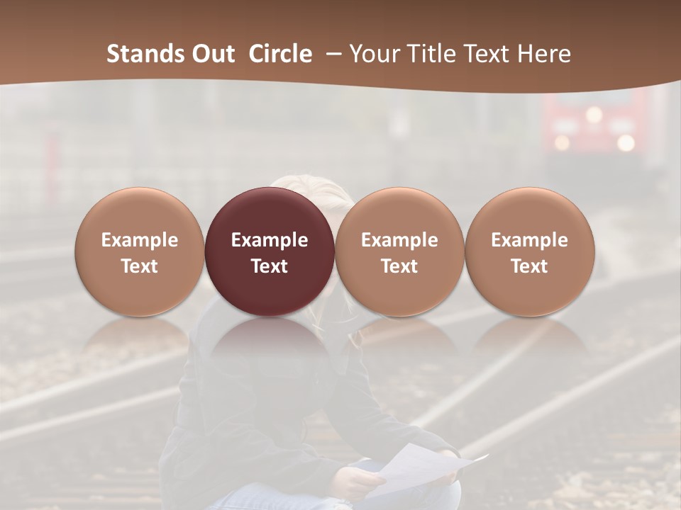 Melancholy Depressed Handwriting PowerPoint Template