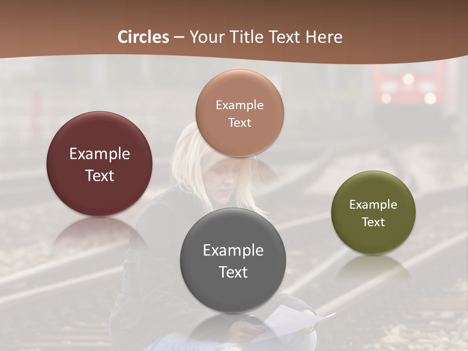 Melancholy Depressed Handwriting PowerPoint Template