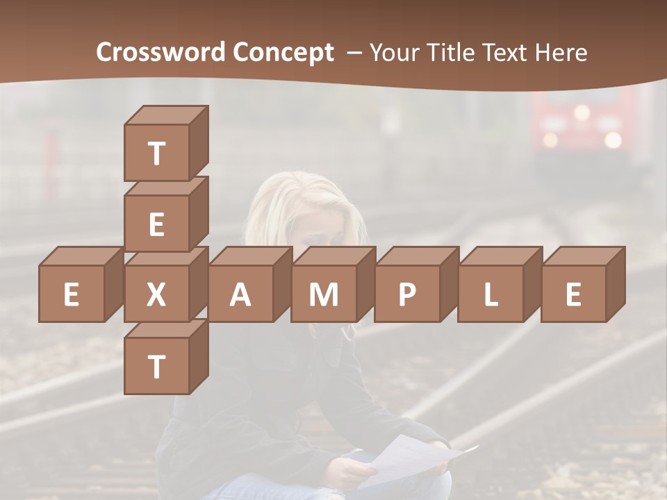 Melancholy Depressed Handwriting PowerPoint Template