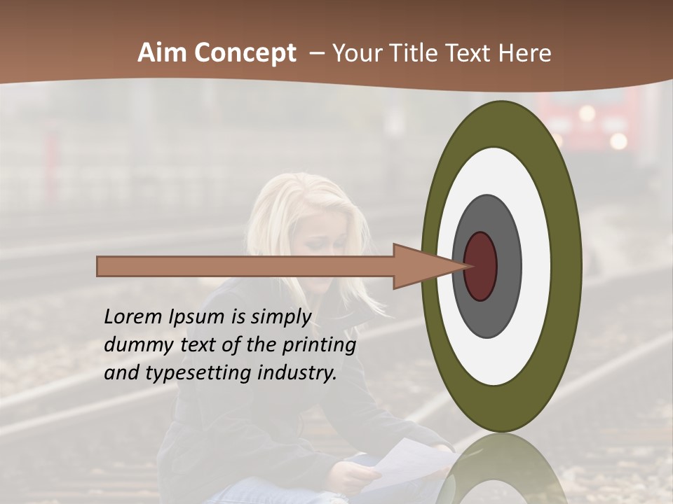 Melancholy Depressed Handwriting PowerPoint Template