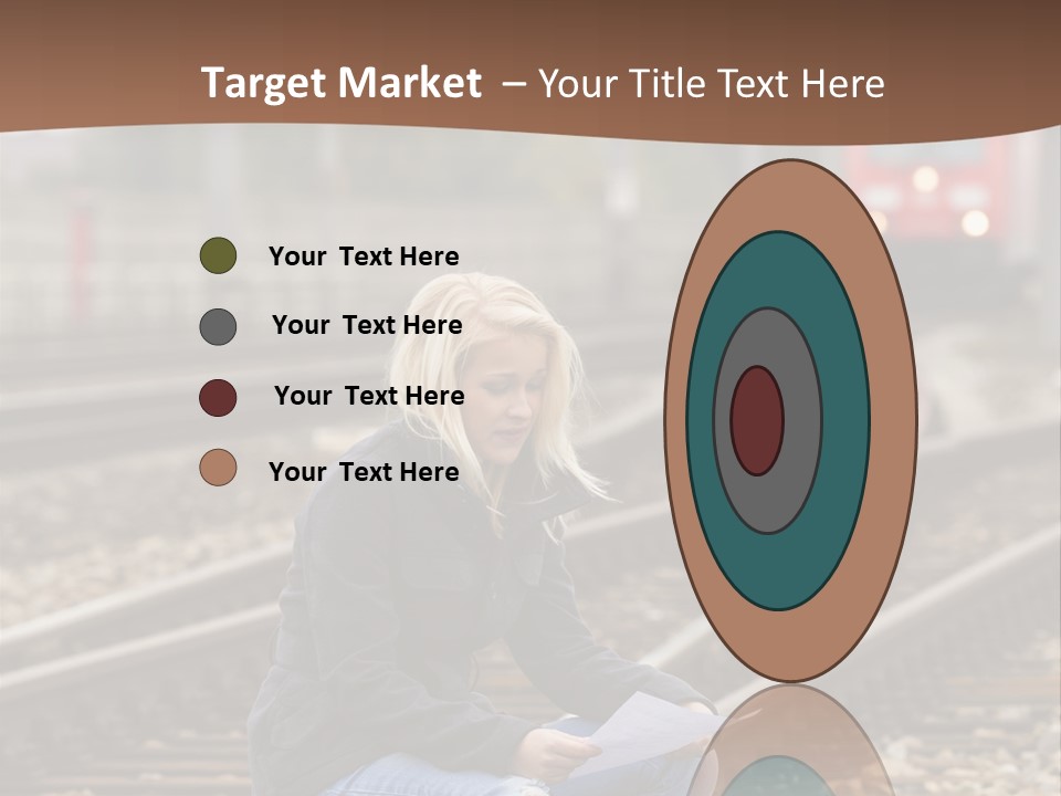 Melancholy Depressed Handwriting PowerPoint Template