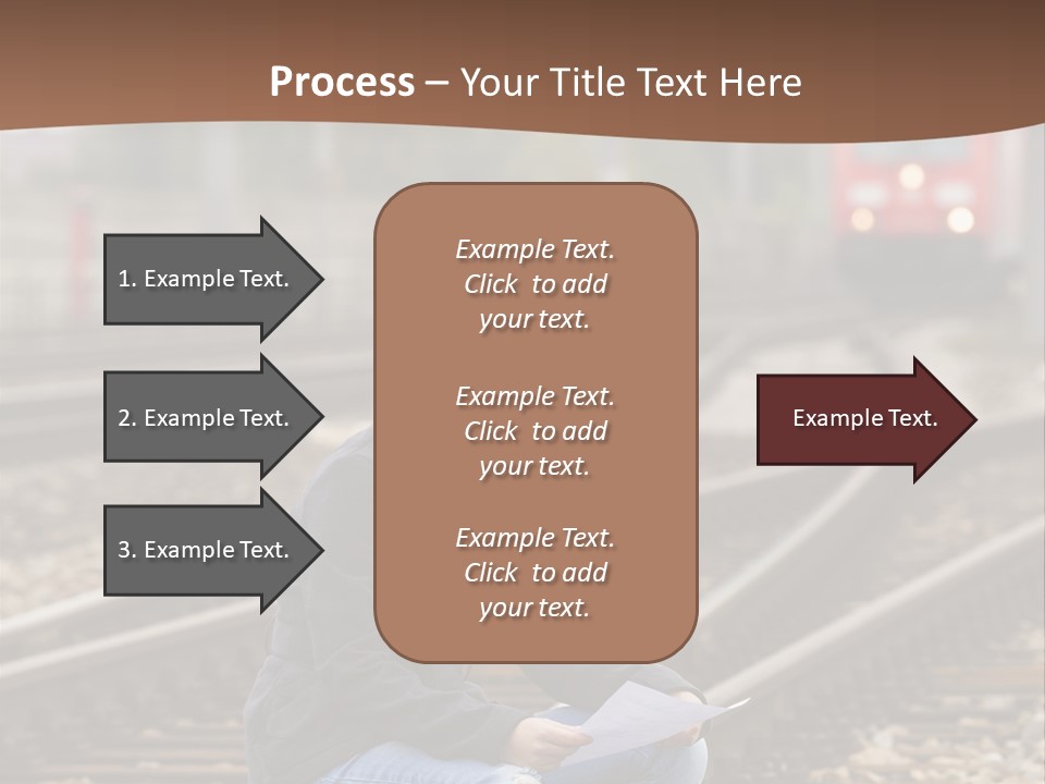 Melancholy Depressed Handwriting PowerPoint Template