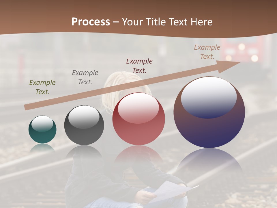 Melancholy Depressed Handwriting PowerPoint Template