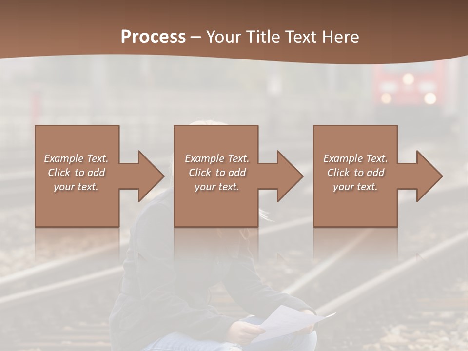 Melancholy Depressed Handwriting PowerPoint Template