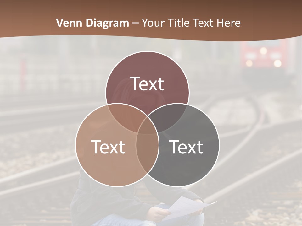 Melancholy Depressed Handwriting PowerPoint Template