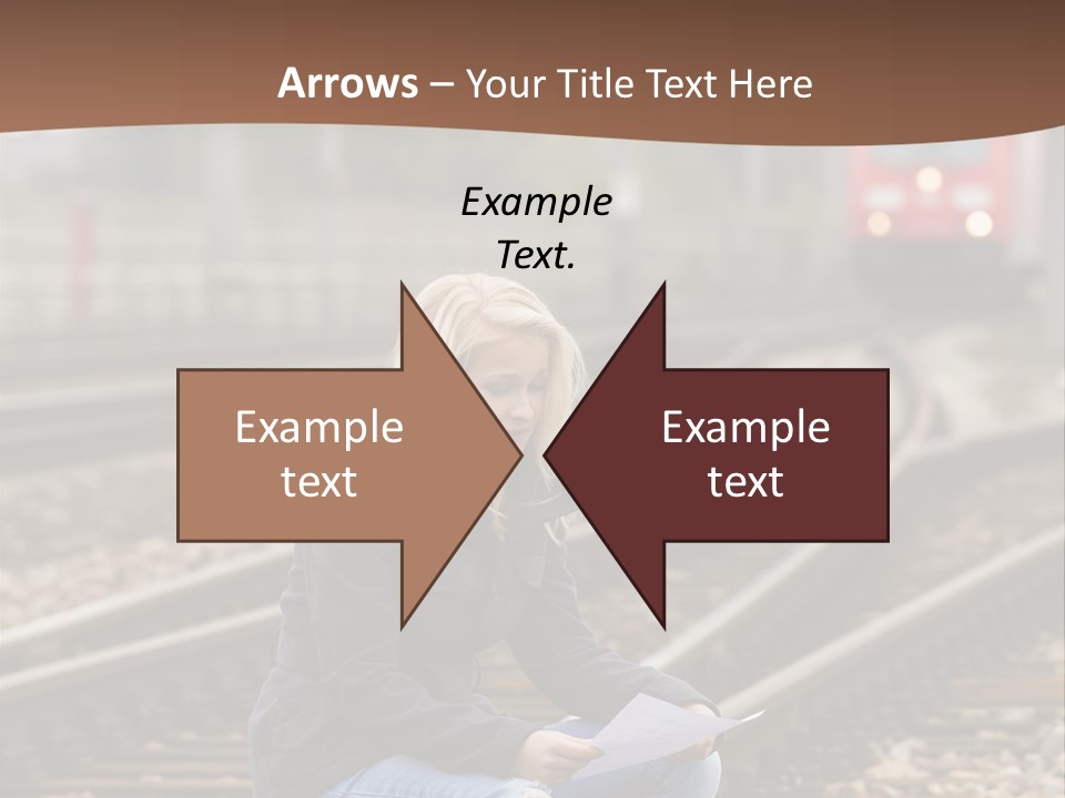 Melancholy Depressed Handwriting PowerPoint Template