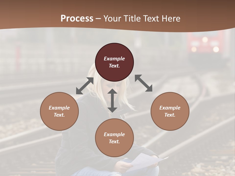 Melancholy Depressed Handwriting PowerPoint Template