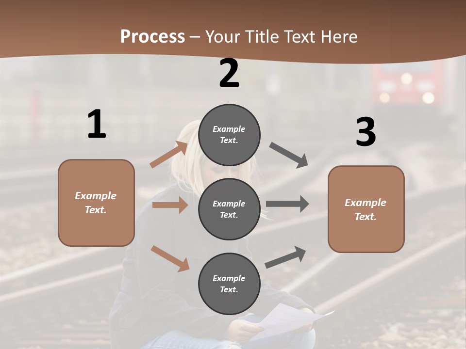 Melancholy Depressed Handwriting PowerPoint Template