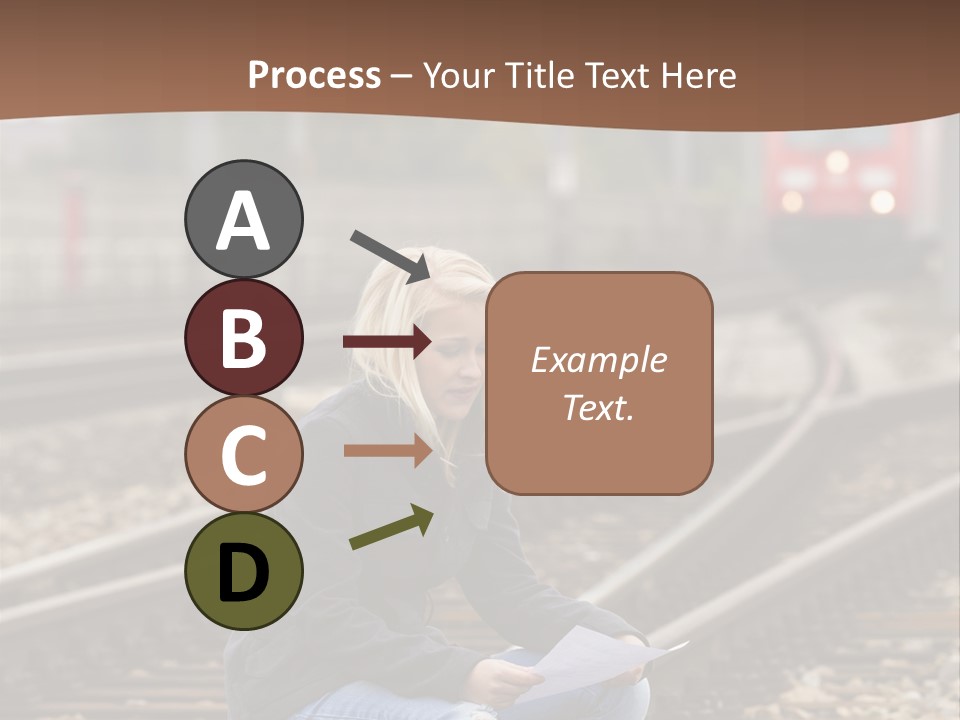 Melancholy Depressed Handwriting PowerPoint Template