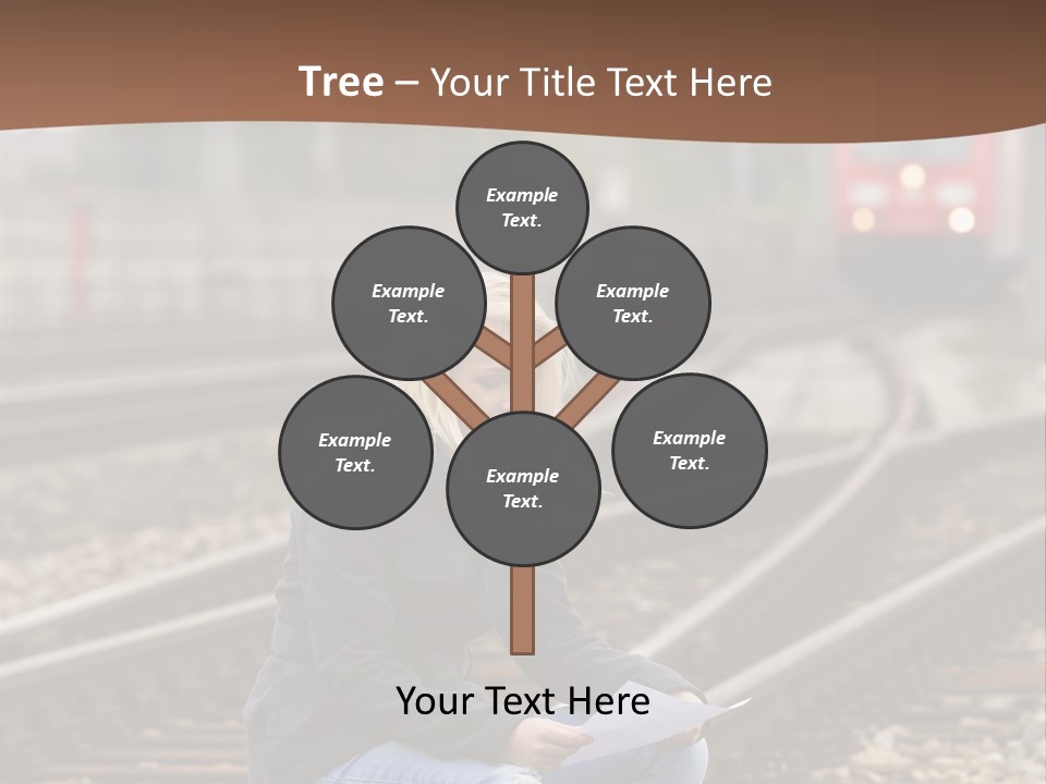 Melancholy Depressed Handwriting PowerPoint Template