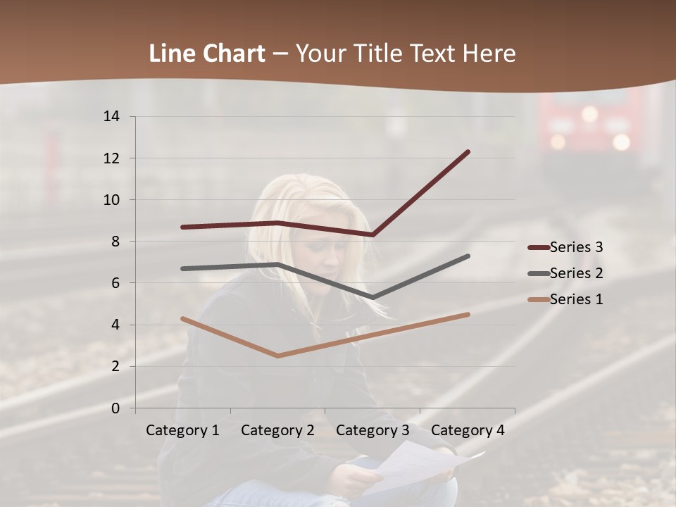 Melancholy Depressed Handwriting PowerPoint Template