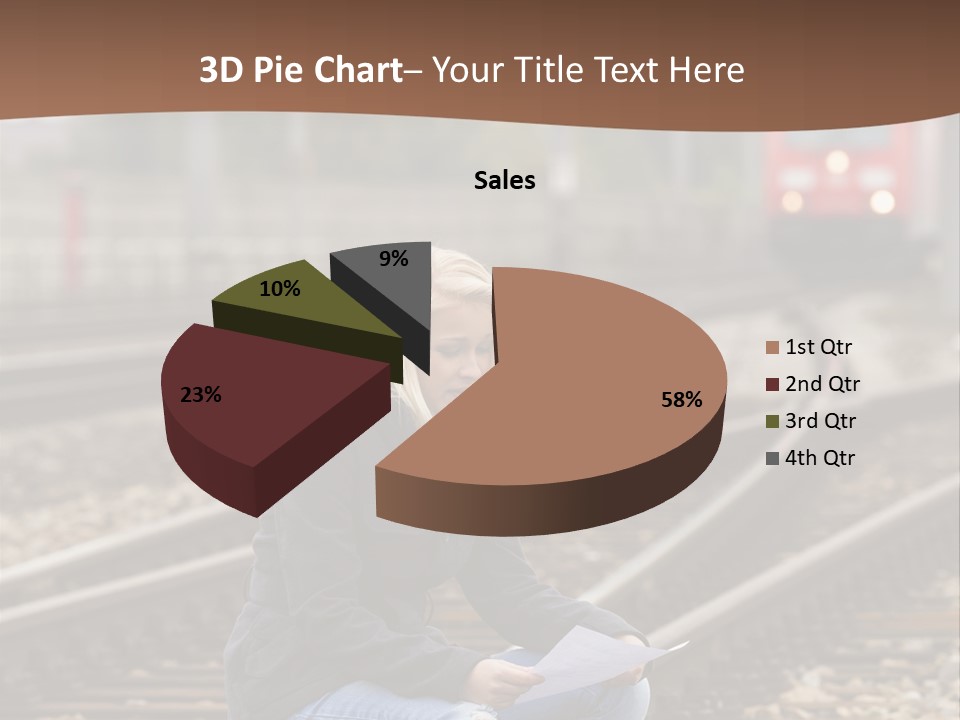 Melancholy Depressed Handwriting PowerPoint Template