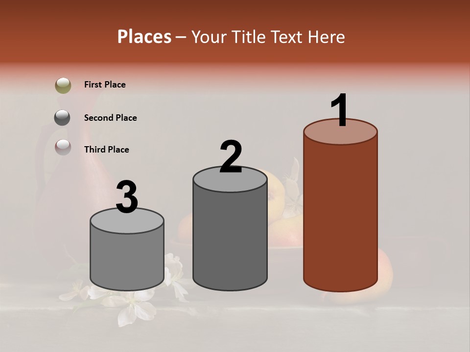 Flower Old Composition PowerPoint Template