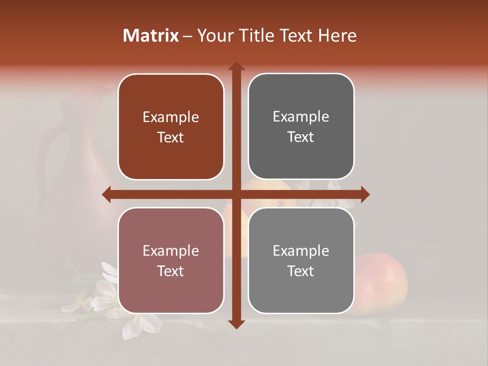 Flower Old Composition PowerPoint Template