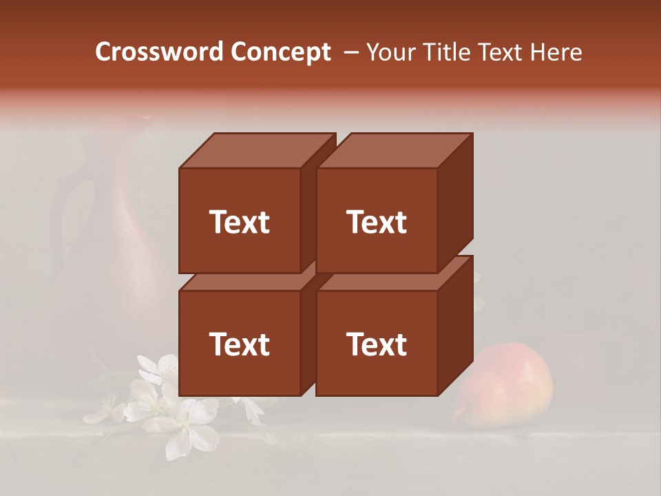 Flower Old Composition PowerPoint Template