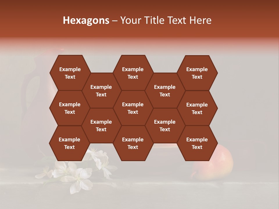 Flower Old Composition PowerPoint Template