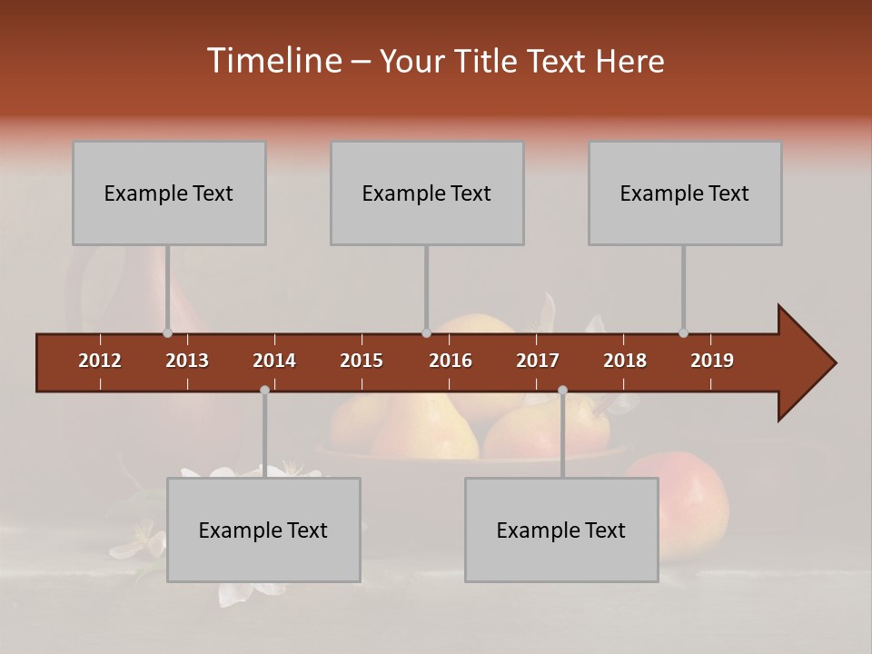 Flower Old Composition PowerPoint Template