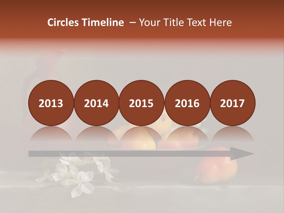 Flower Old Composition PowerPoint Template