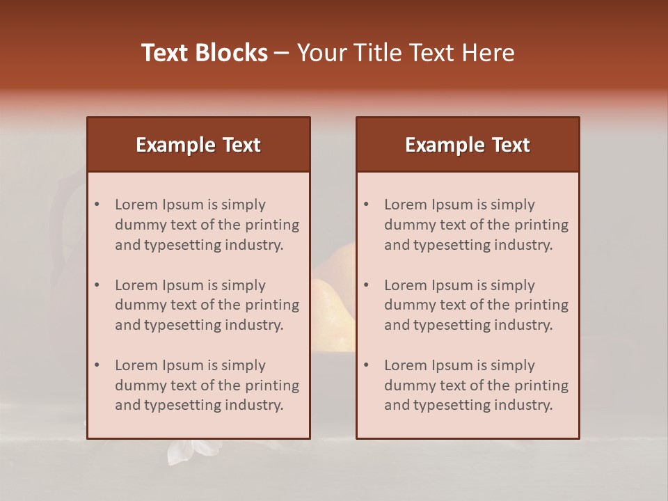 Flower Old Composition PowerPoint Template