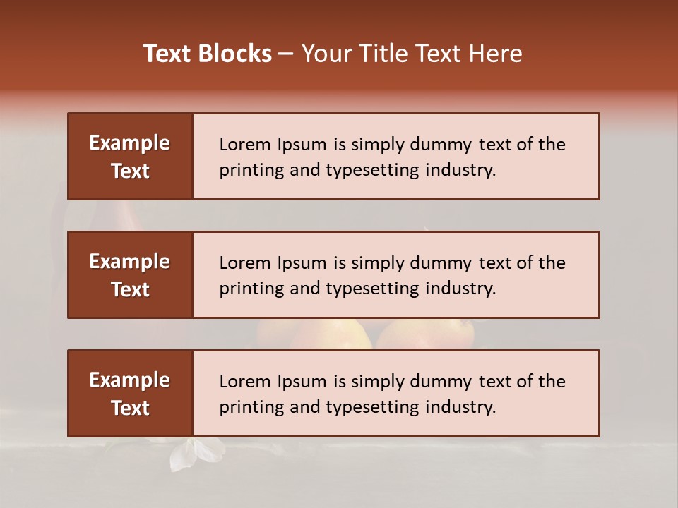 Flower Old Composition PowerPoint Template