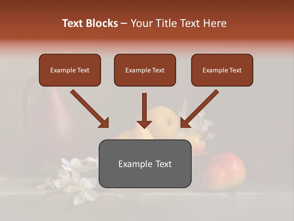 Flower Old Composition PowerPoint Template
