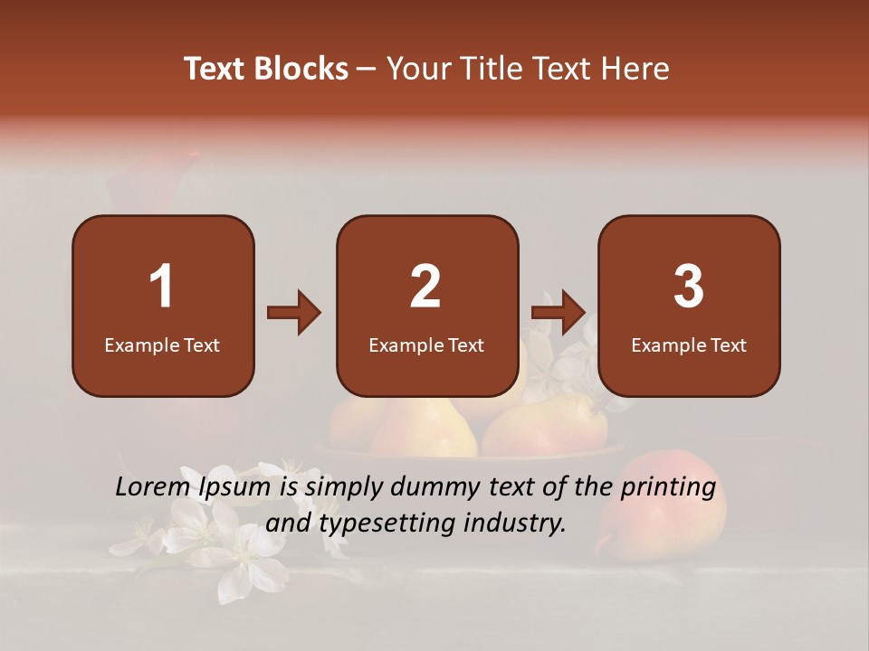 Flower Old Composition PowerPoint Template
