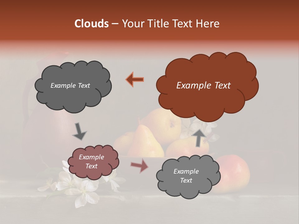 Flower Old Composition PowerPoint Template