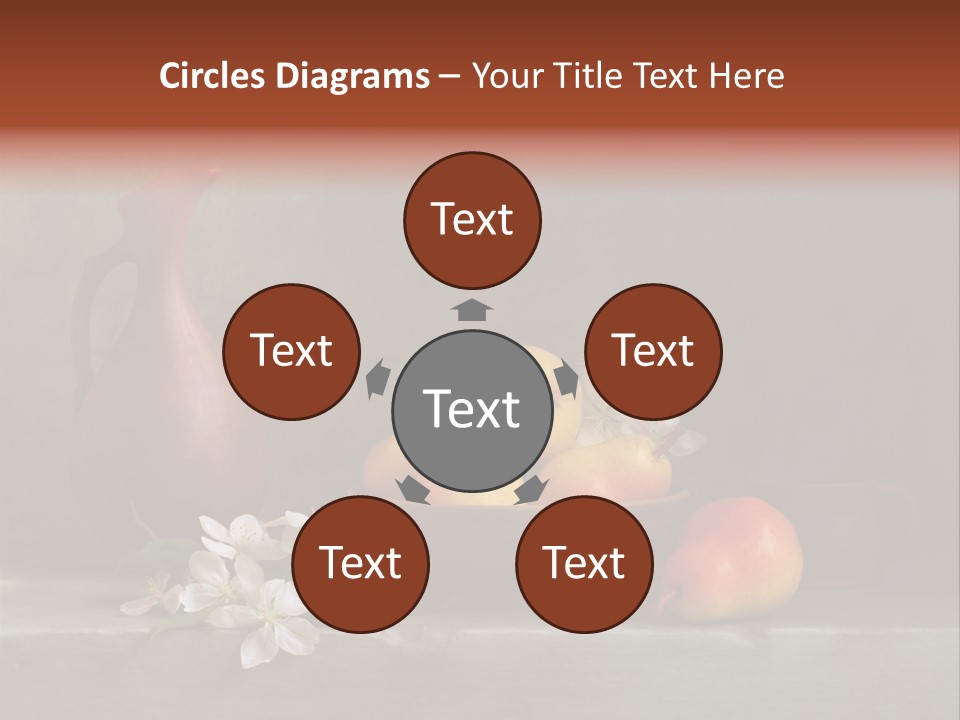 Flower Old Composition PowerPoint Template