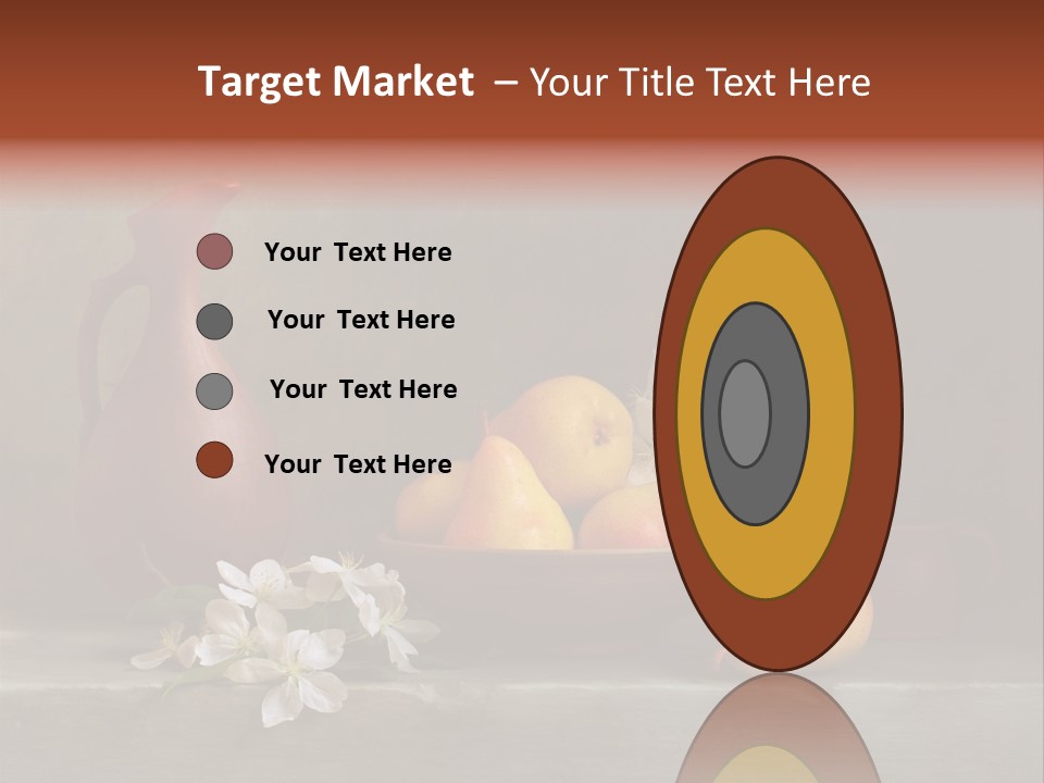 Flower Old Composition PowerPoint Template