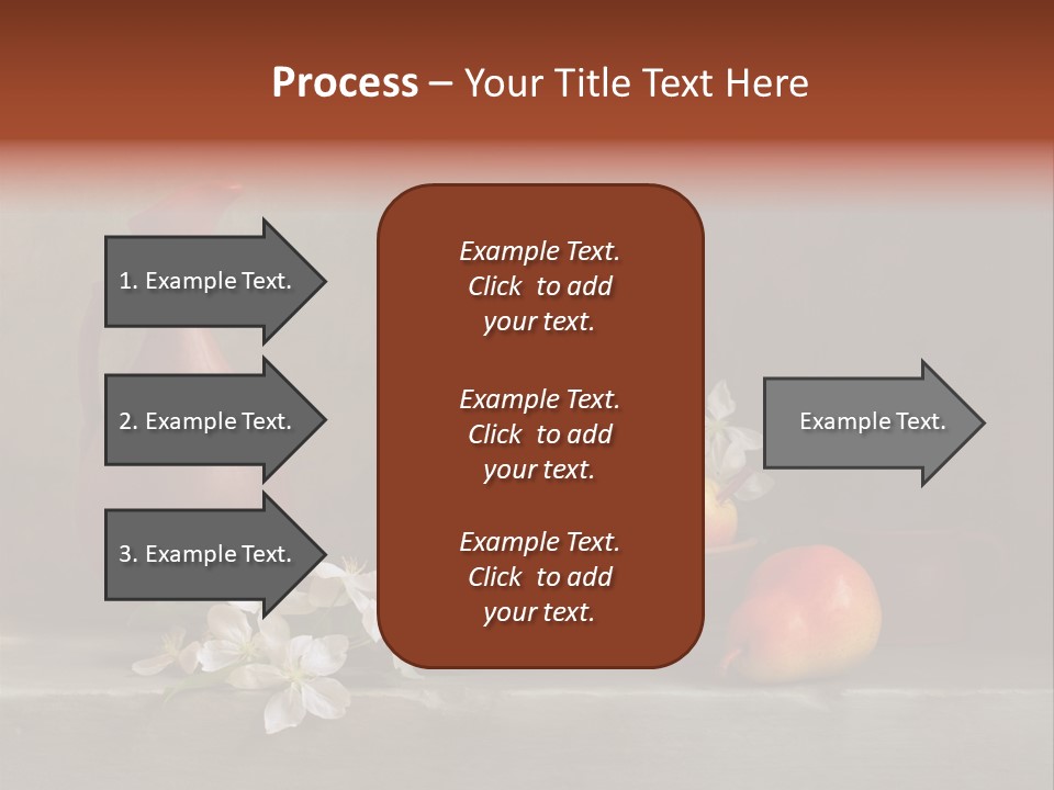 Flower Old Composition PowerPoint Template