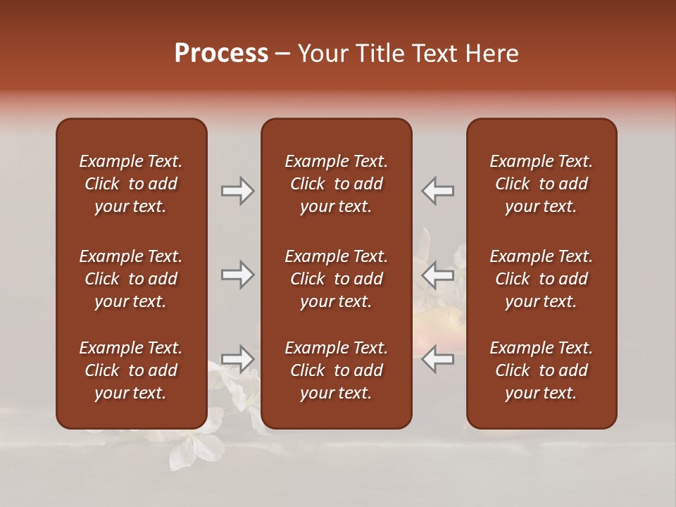 Flower Old Composition PowerPoint Template