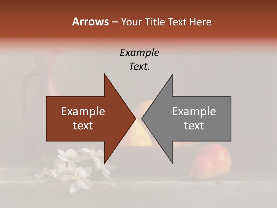 Flower Old Composition PowerPoint Template