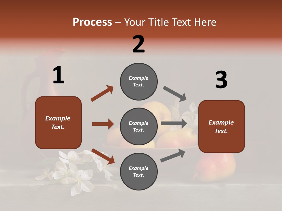 Flower Old Composition PowerPoint Template
