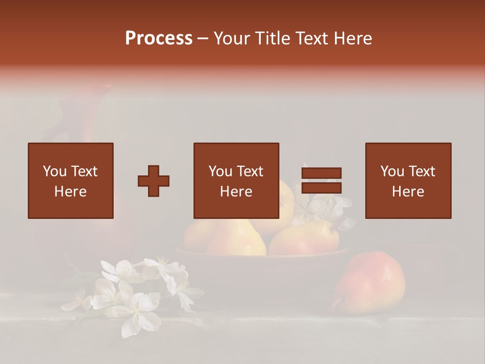 Flower Old Composition PowerPoint Template