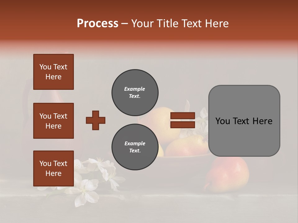Flower Old Composition PowerPoint Template