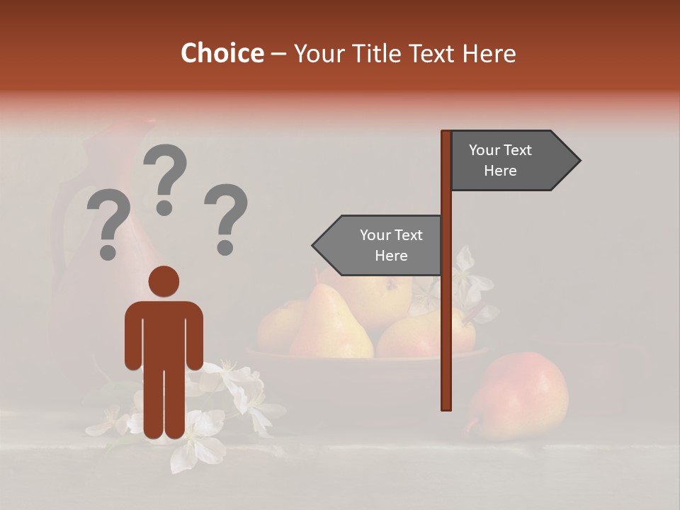 Flower Old Composition PowerPoint Template