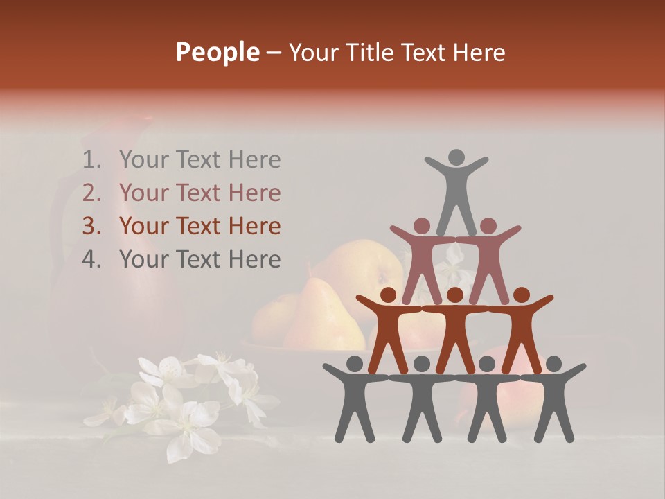 Flower Old Composition PowerPoint Template