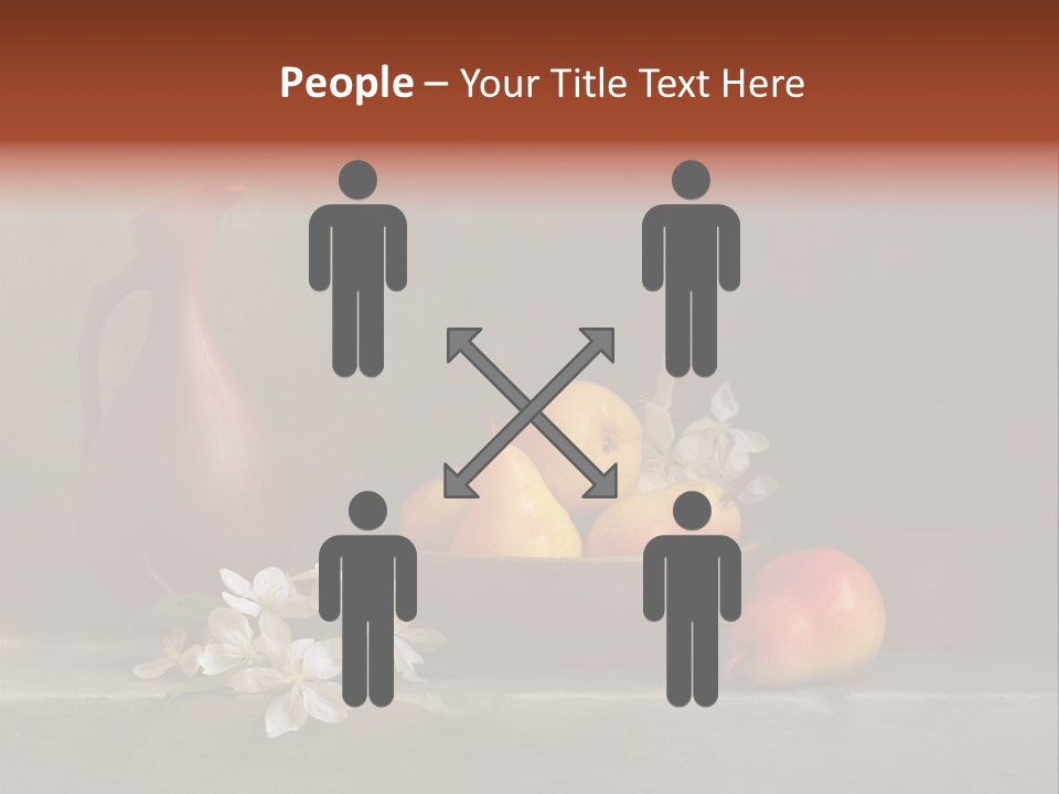 Flower Old Composition PowerPoint Template