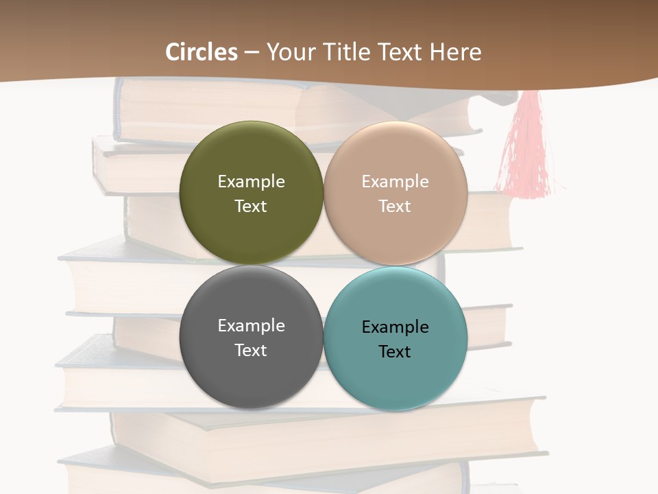 Educate White Isolated PowerPoint Template