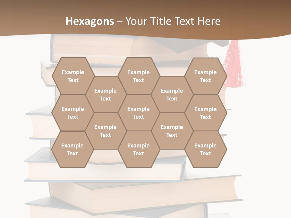 Educate White Isolated PowerPoint Template