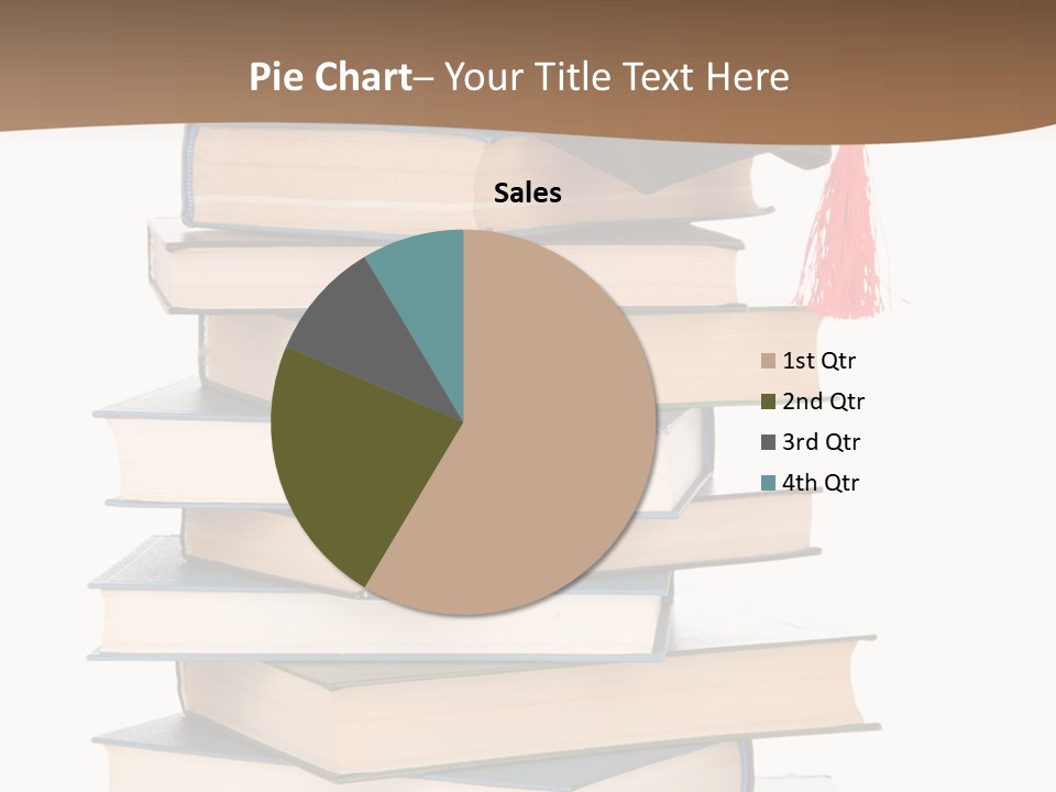 Educate White Isolated PowerPoint Template