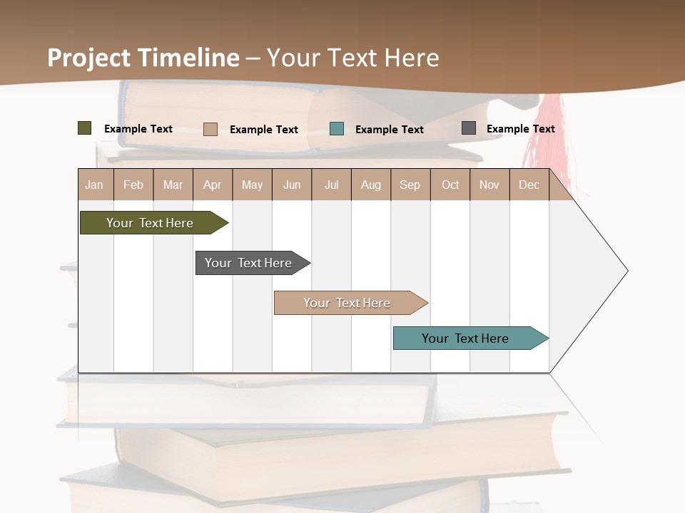 Educate White Isolated PowerPoint Template