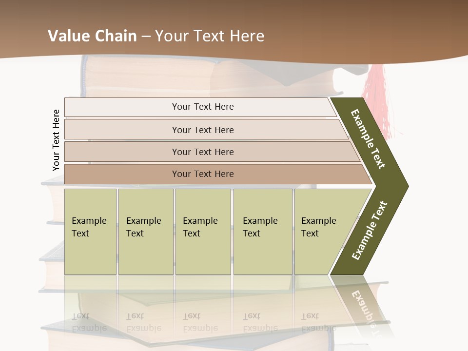 Educate White Isolated PowerPoint Template