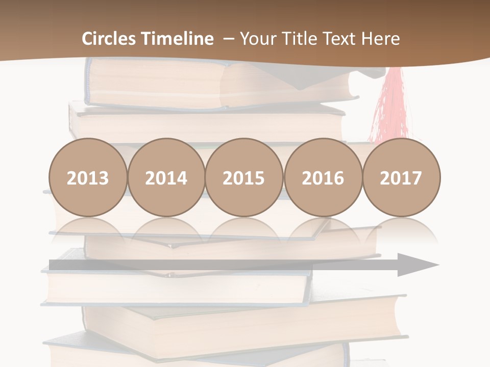 Educate White Isolated PowerPoint Template