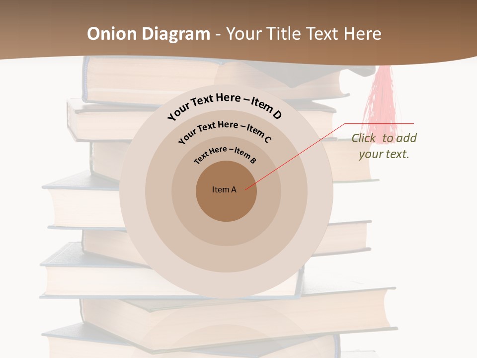 Educate White Isolated PowerPoint Template