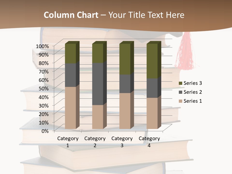 Educate White Isolated PowerPoint Template