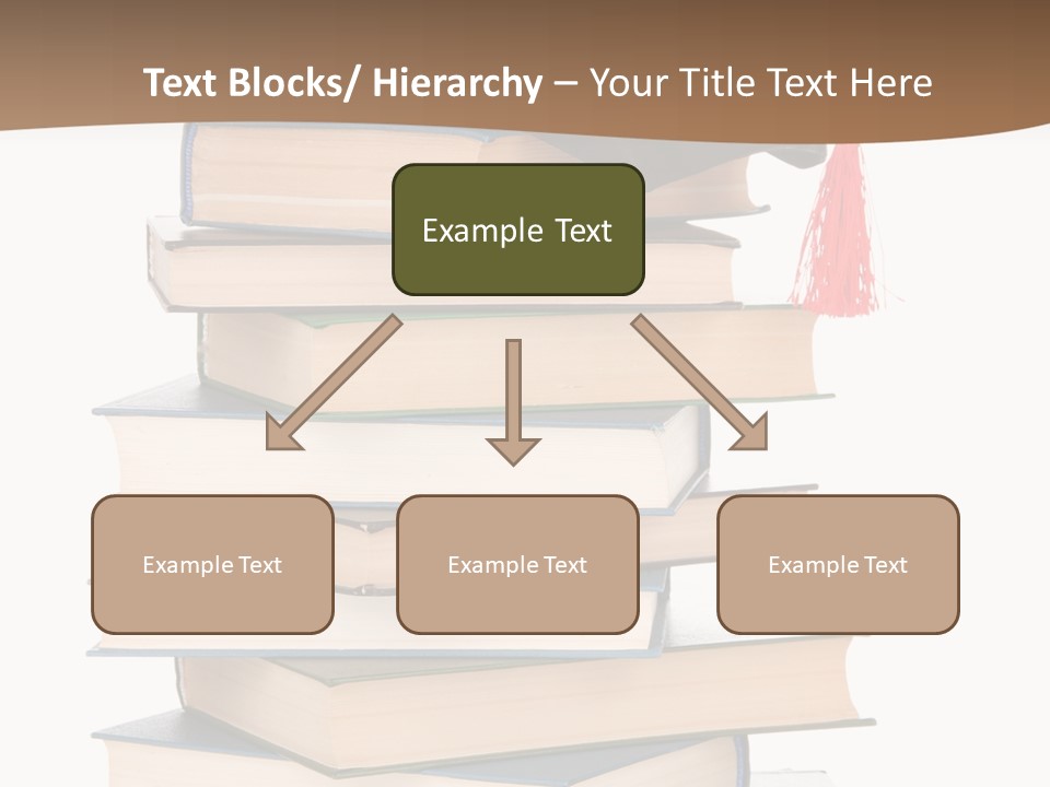 Educate White Isolated PowerPoint Template