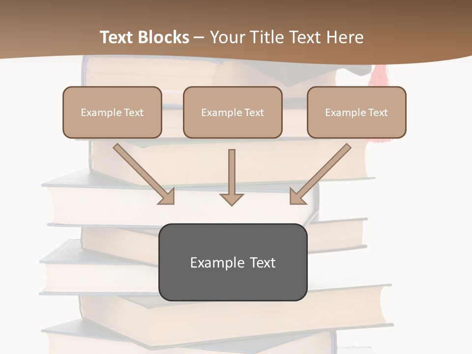 Educate White Isolated PowerPoint Template